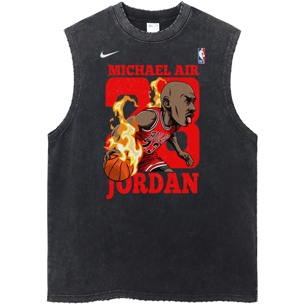 Michael Jordan Chicago Bulls NBA Streetwear Vintage Unisex Tank Top