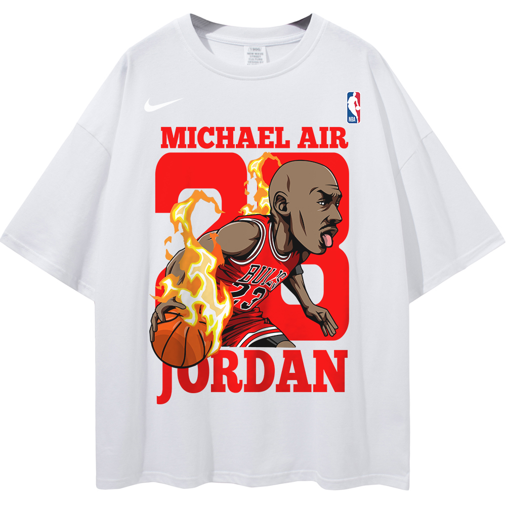 Michael Jordan Chicago Bulls NBA Streetwear Unisex Oversized T-Shirt