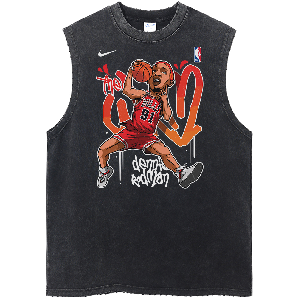 Dennis Rodman Chicago Bulls NBA Streetwear Vintage Unisex Tank Top