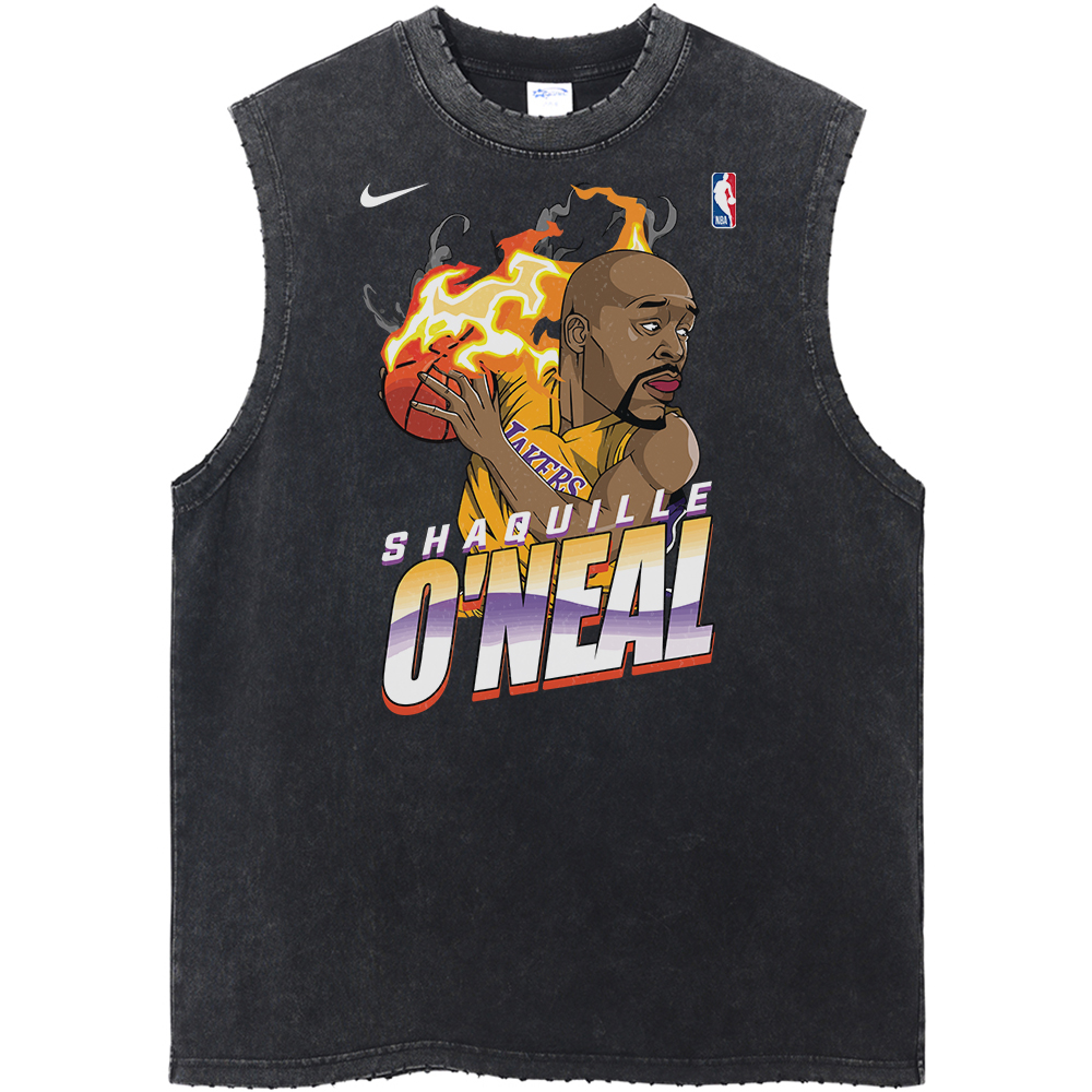 Shaquille O'Neal Los Angeles Lakers NBA Streetwear Vintage Unisex Tank Top