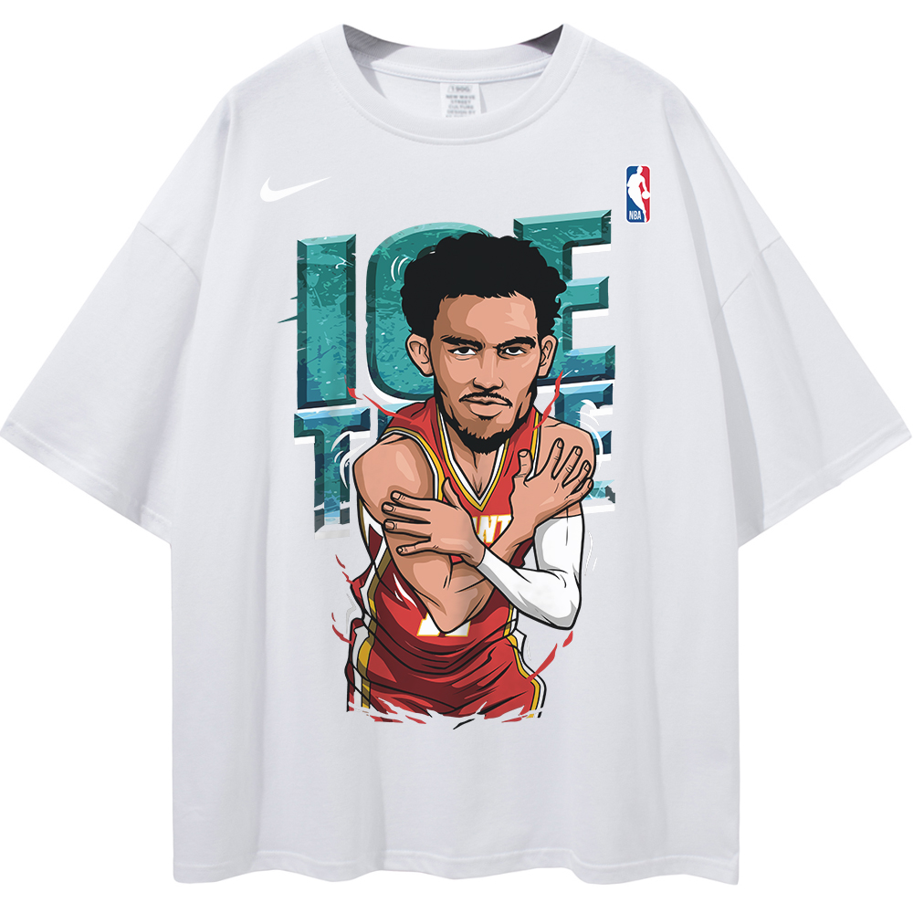 Trae Young Atlanta Hawks NBA Streetwear Unisex Oversized T-Shirt