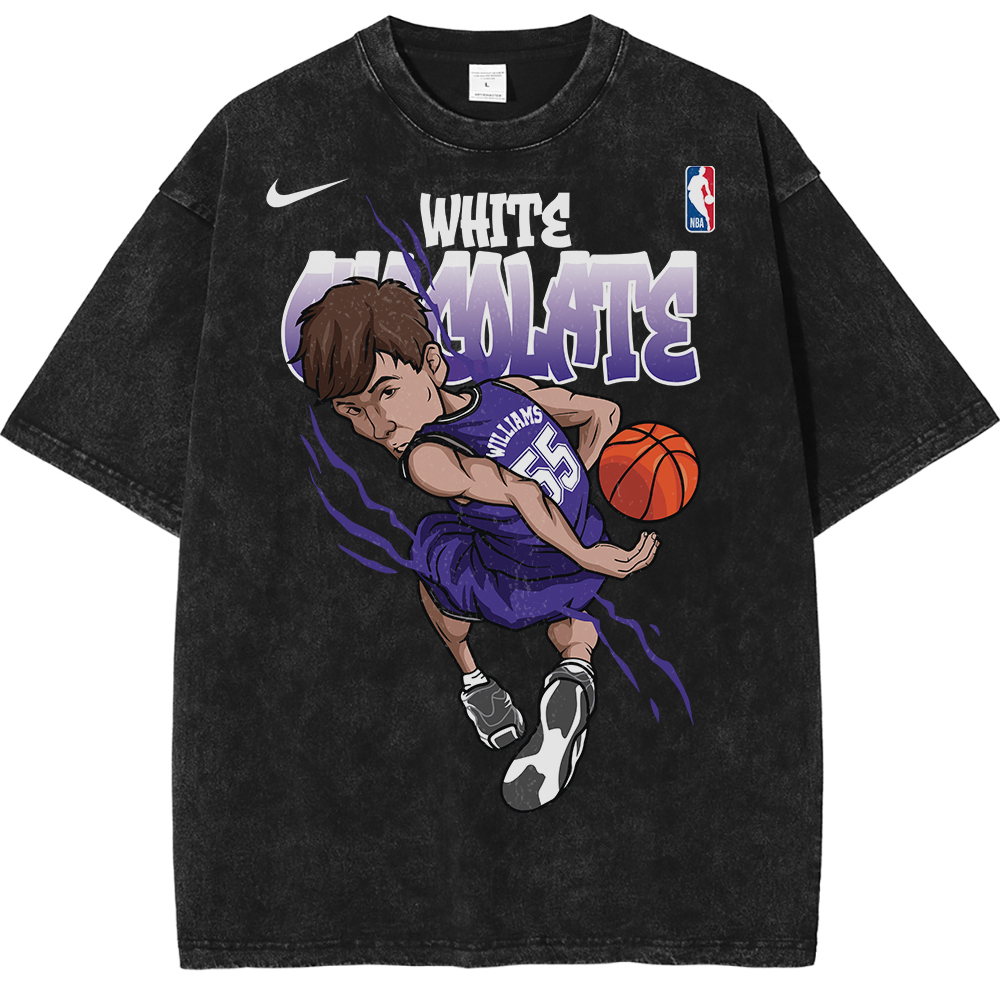 Jason Williams Sacramento Kings NBA Streetwear Vintage Unisex Oversized T-Shirt