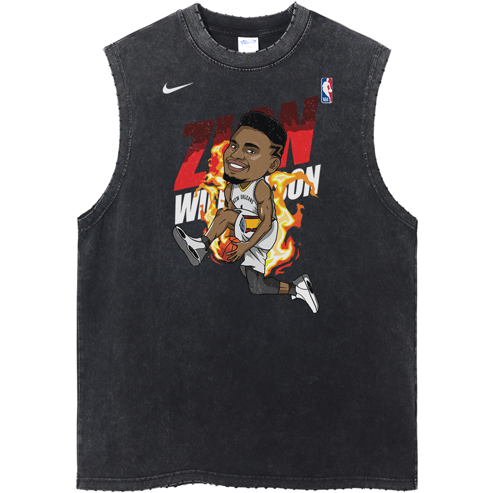 Zion Williamson New Orleans Pelicans NBA Streetwear Vintage Unisex Tank Top