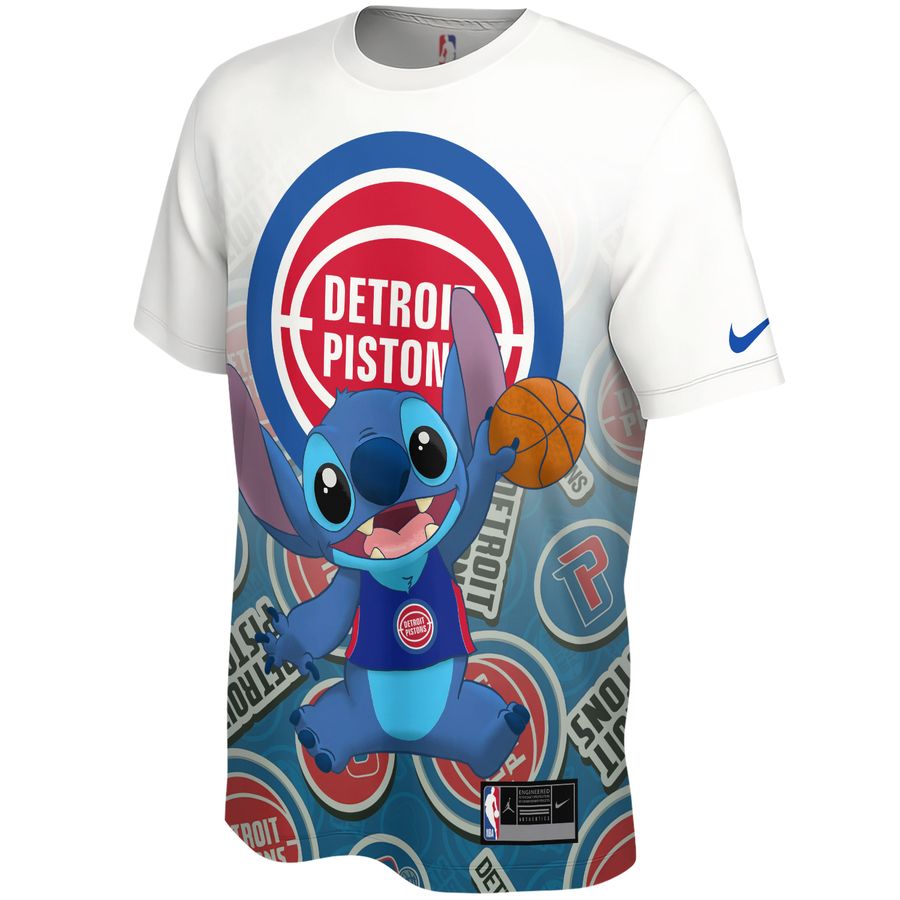 Detroit Pistons x Stitch Unisex T-Shirt