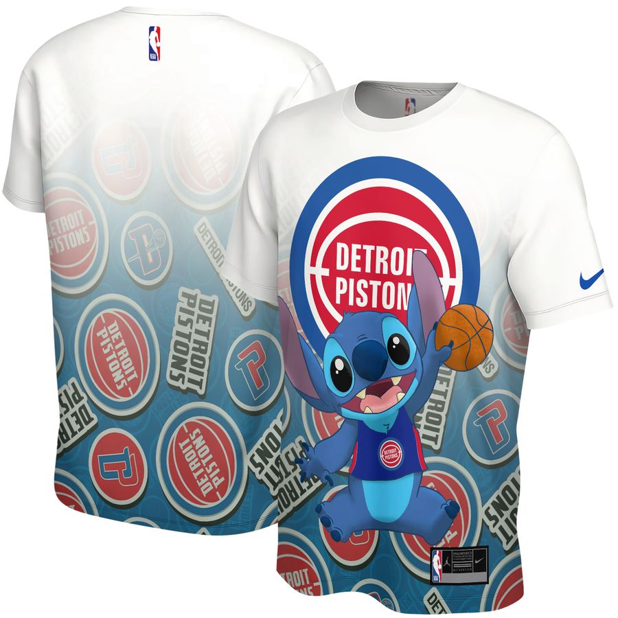 Detroit Pistons x Stitch Unisex T-Shirt