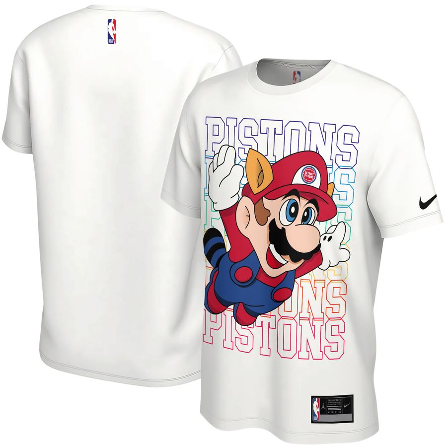 Detroit Pistons x Mario Unisex T-Shirt