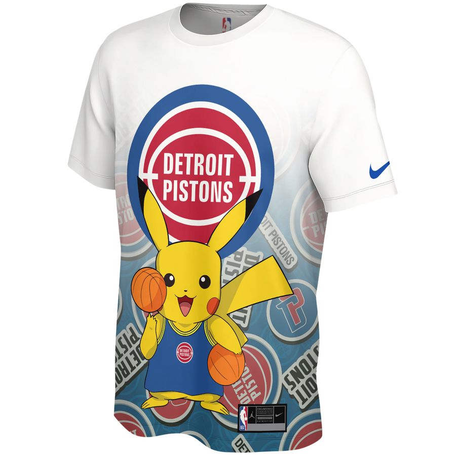 Detroit Pistons x Pikachu Unisex T-Shirt