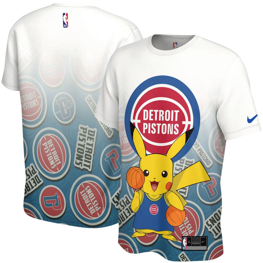 Detroit Pistons x Pikachu Unisex T-Shirt