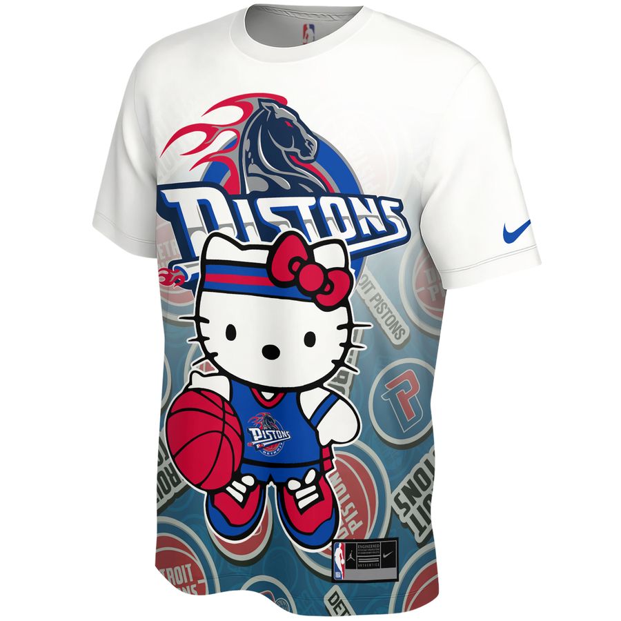 Detroit Pistons x Hello Kitty Unisex T-Shirt