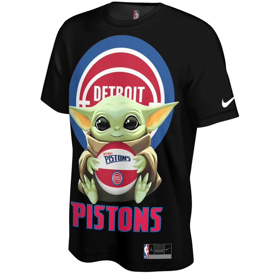 Detroit Pistons x Baby Yoda Unisex T-Shirt