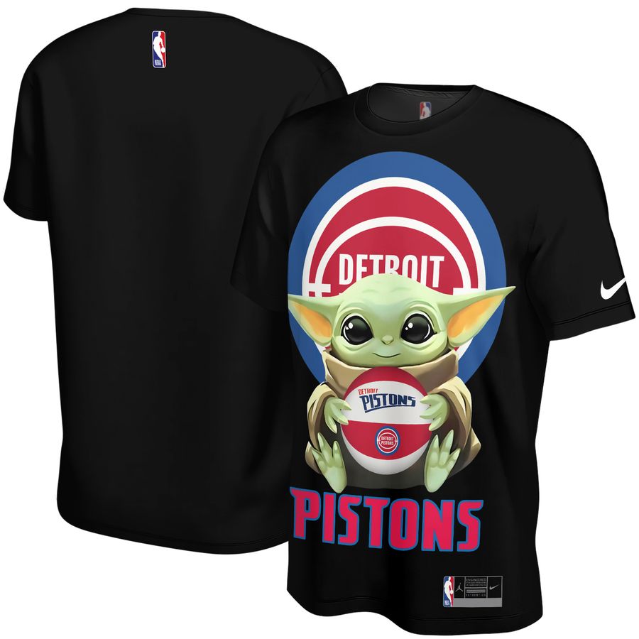 Detroit Pistons x Baby Yoda Unisex T-Shirt