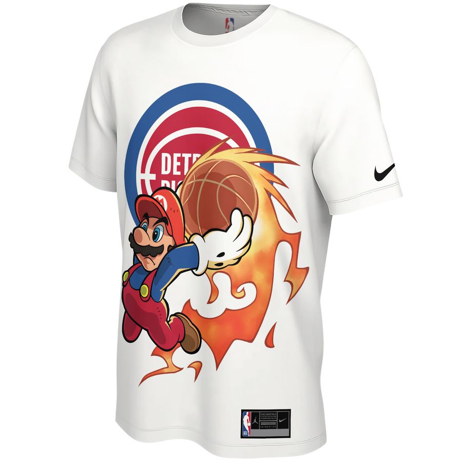 Detroit Pistons x Mario Unisex T-Shirt