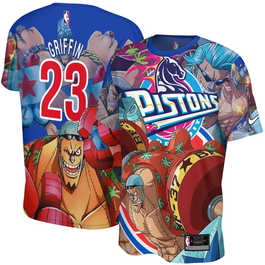 Detroit Pistons x One Piece Unisex T-Shirt